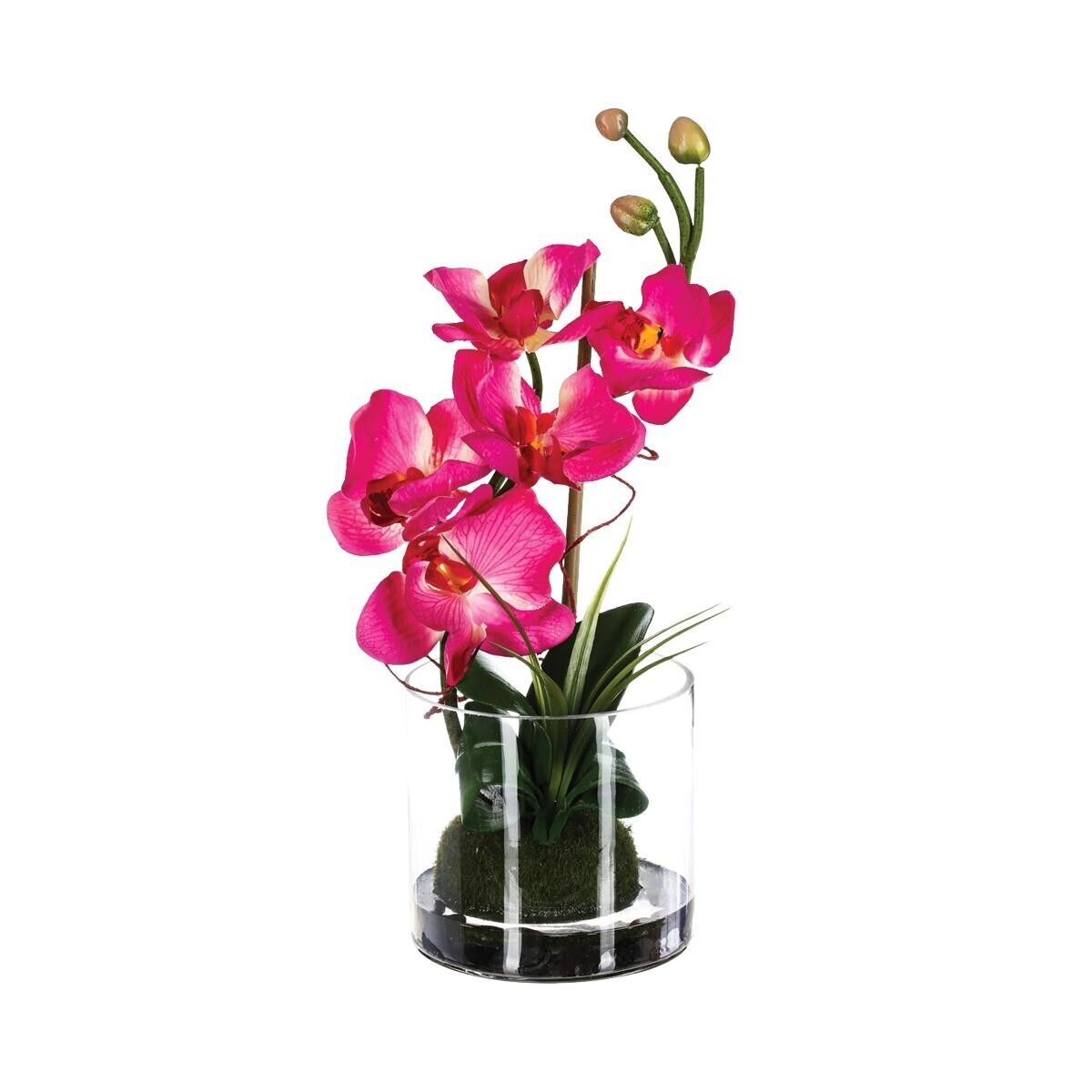 COMPO D'ORCHIDEES ARTIFICELLE H37