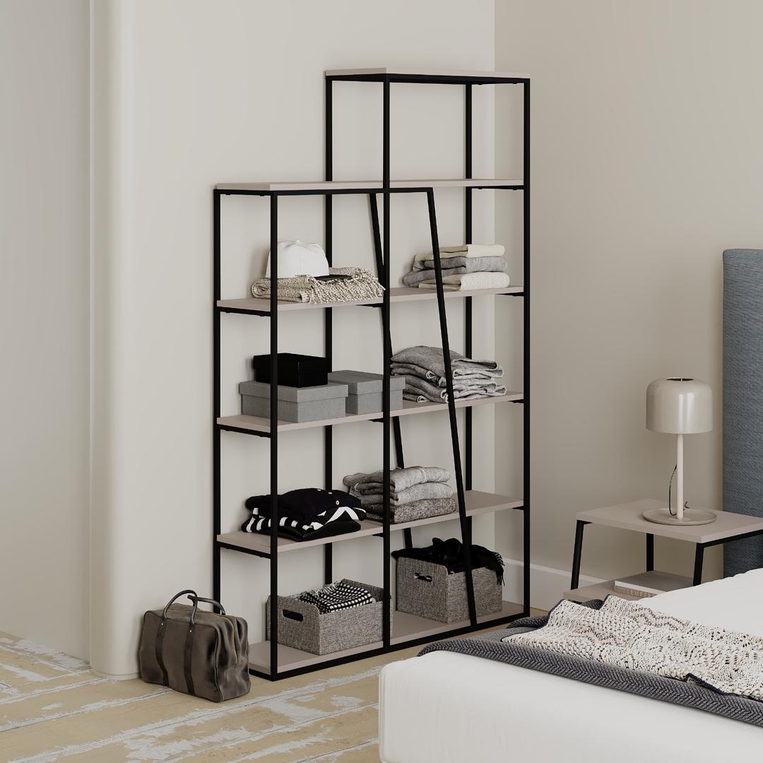 PAL BOOKCASE LIGHT MOCHA